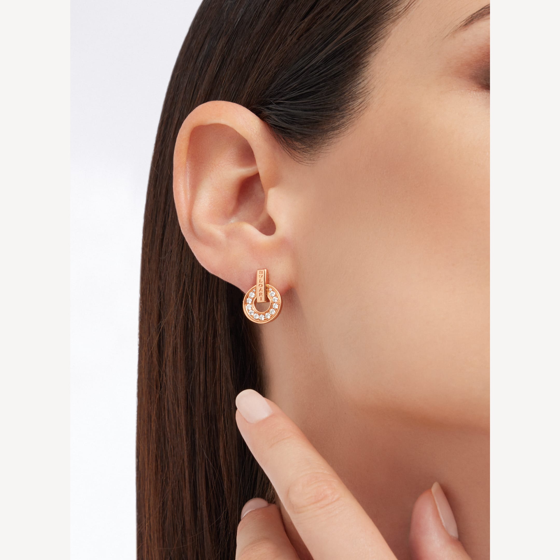 Bvlgari 18K Rose Gold Earrings