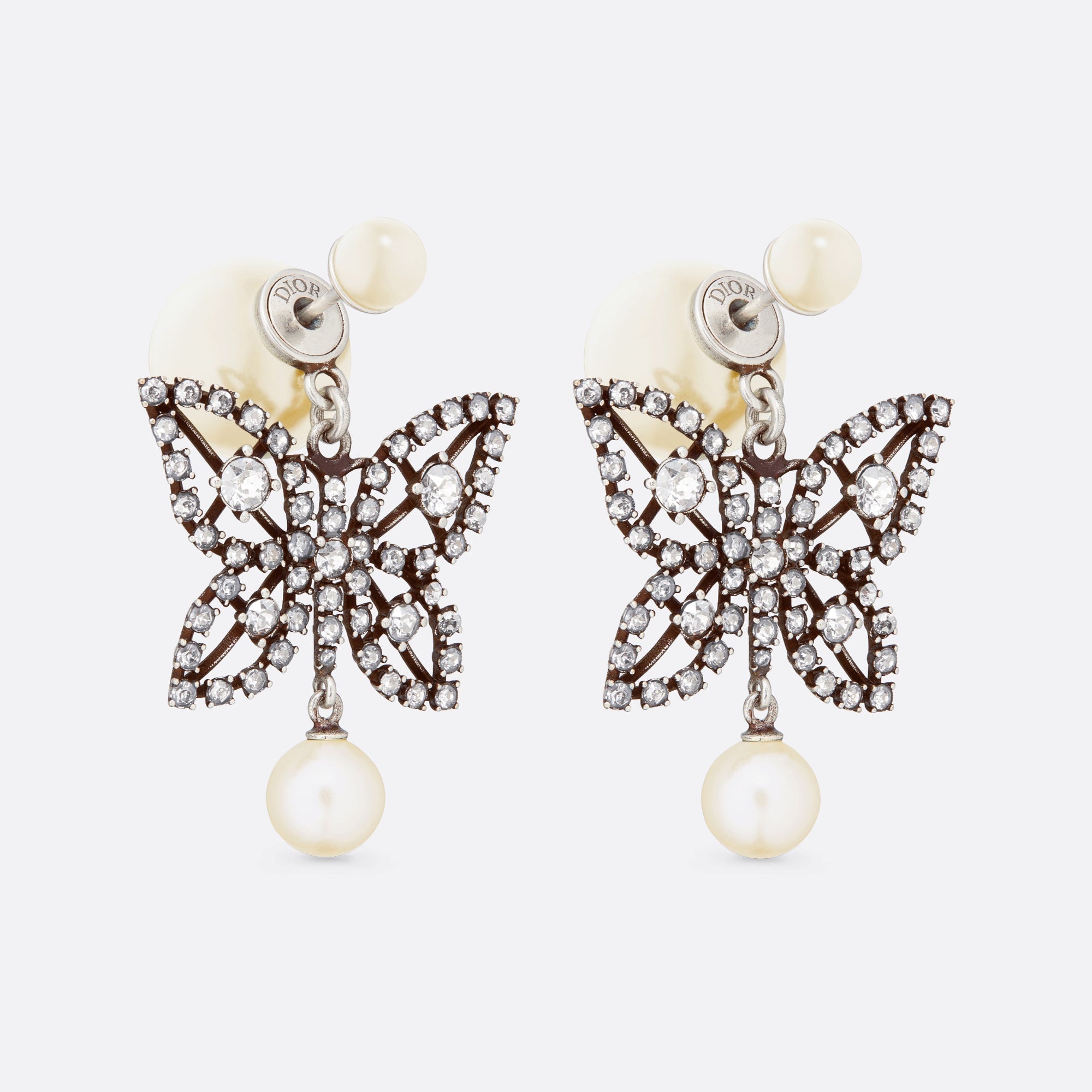 Dior Tribales Butterfly 18K Gold Earrings