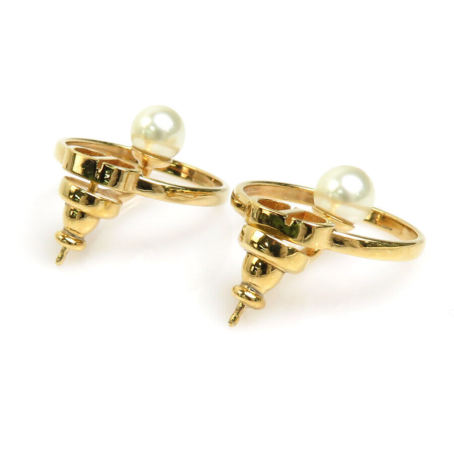 Dior 30 Montaigne Pearl 18K Gold Earrings