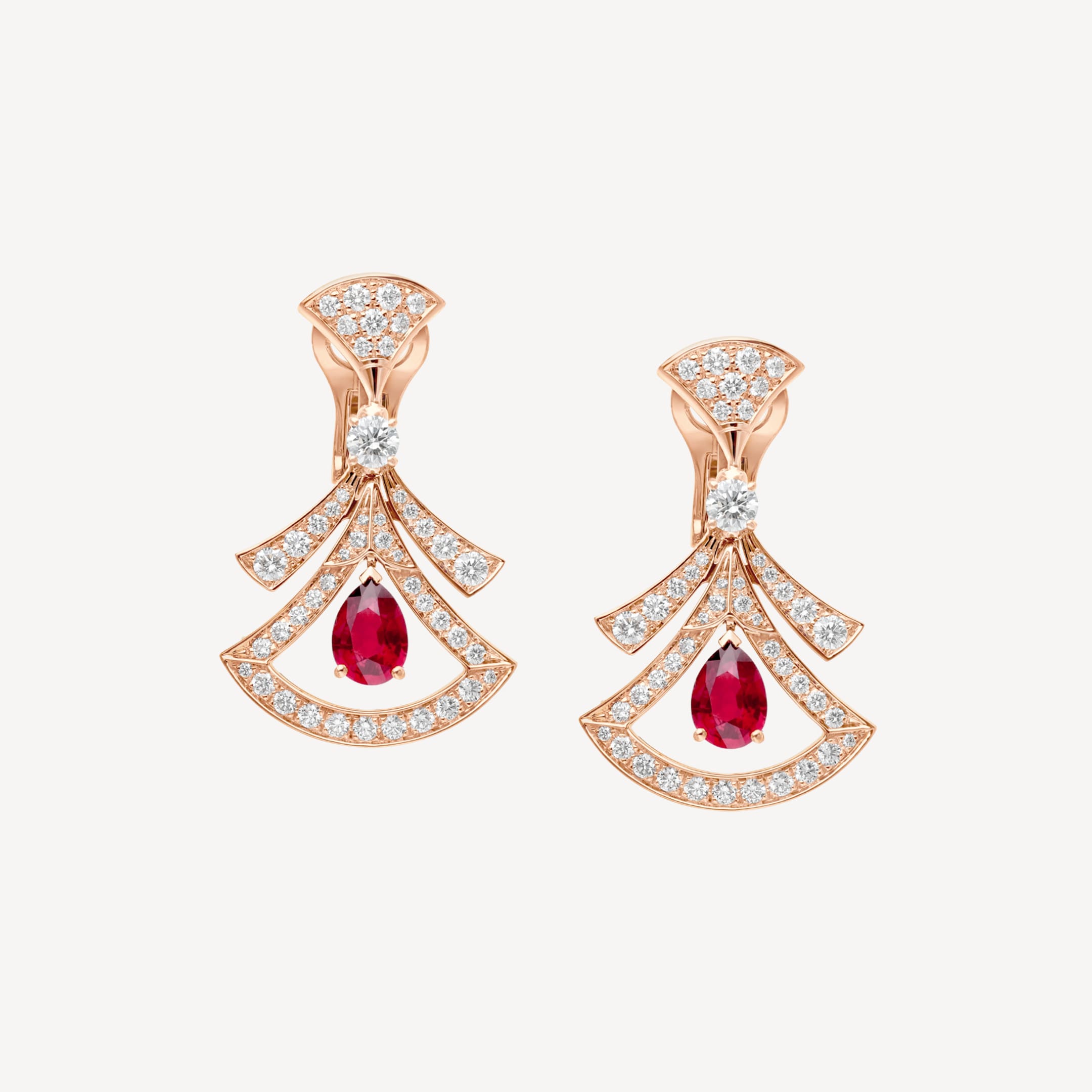 Bvlgari BVLGARI Dream Openwork 18K Gold Earrings