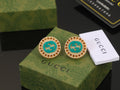 Gucci Double Resin 18K Gold Earrings