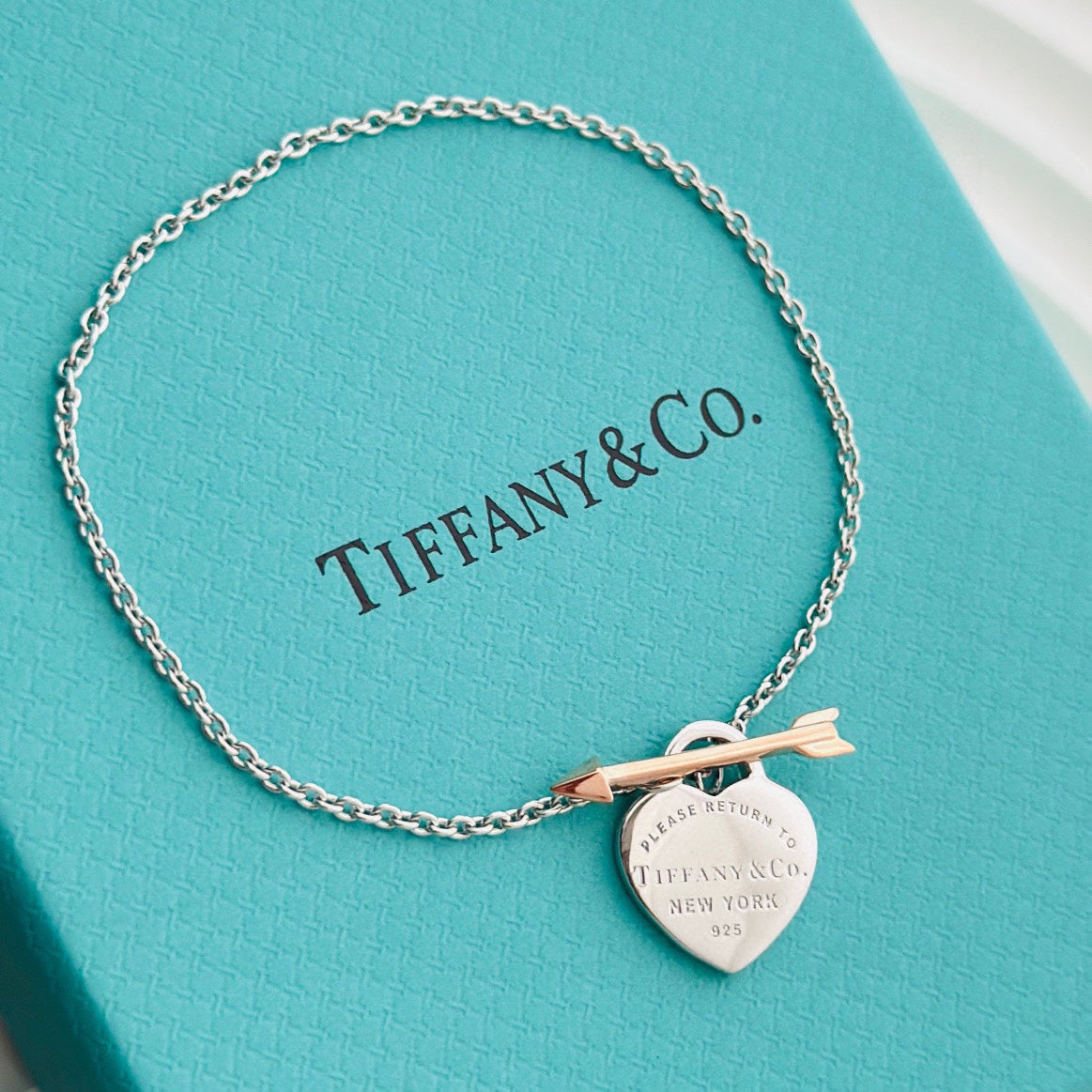 Tiffany Return to Lovestruck Heart Tag 18K Gold Bracelet