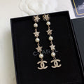 Chanel Long Tassel 18K Gold Earrings