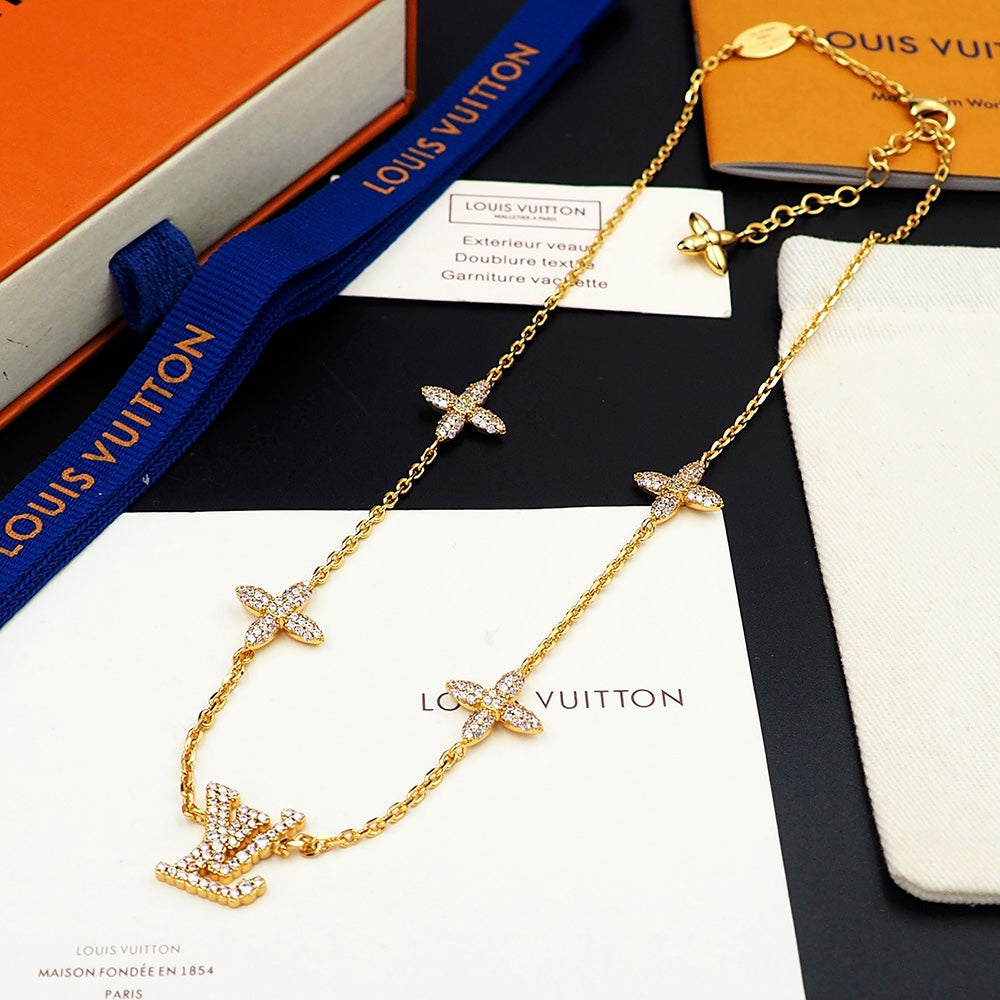 Louis Vuitton Iconic Tresor 18K Gold Necklace