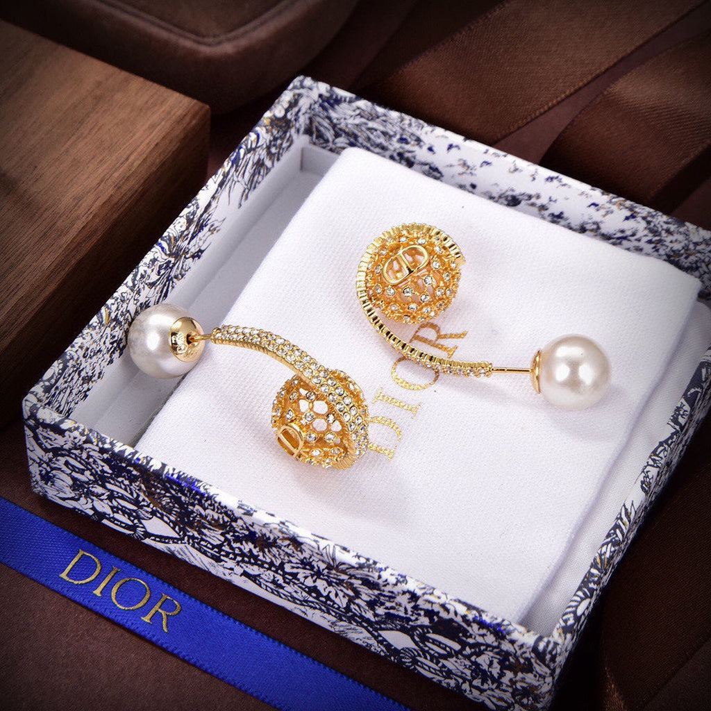 Dior Tribales 18K Gold Earrings