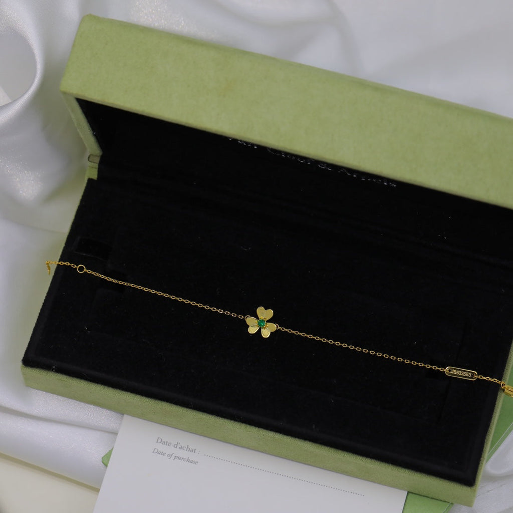 Frivole Emerald 18K Gold Bracelet