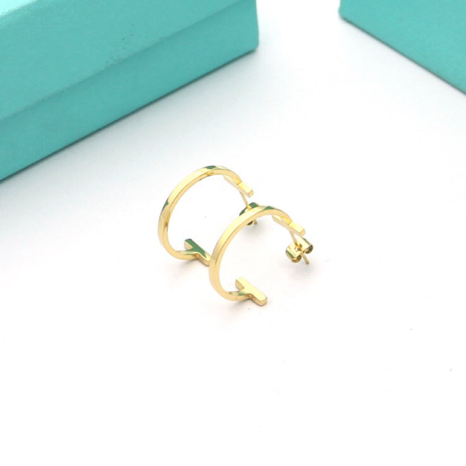 Tiffany Hoop 18K Gold Earrings