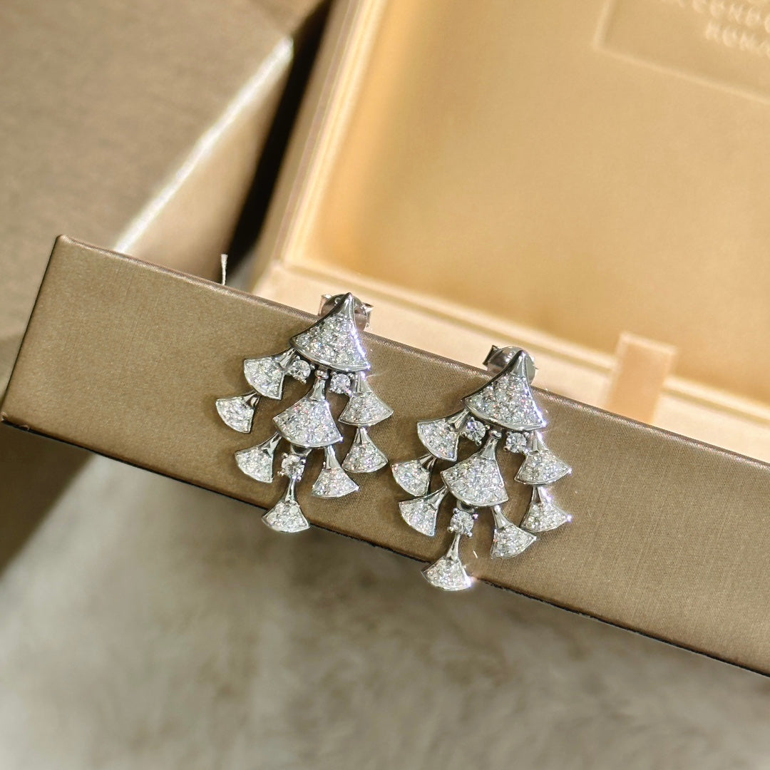 Bvlgari Dream Diamonds 18K Gold Earrings
