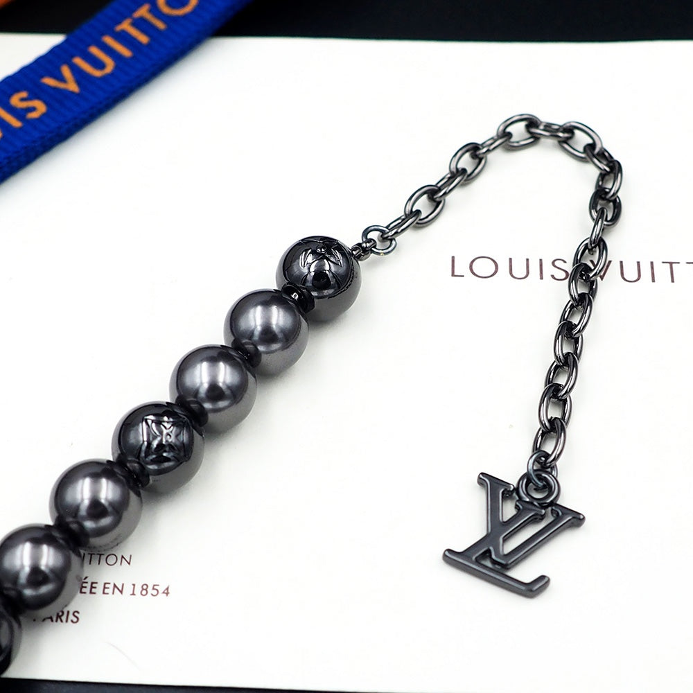 Louis Vuitton Monogram Pearls 18K Gold Bracelet